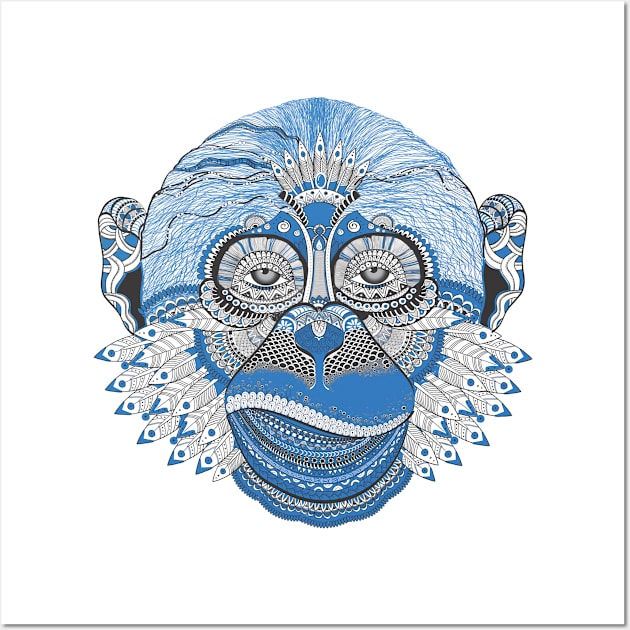 Monkey face Wall Art by WordFandom